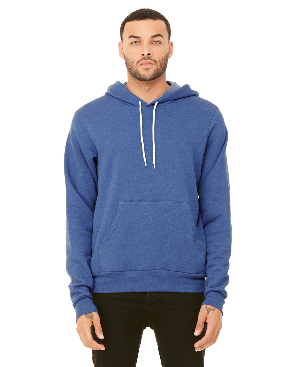 BELLA+CANVAS® Unisex Sponge Fleece Pullover Hooded Sweatshirt, 3719